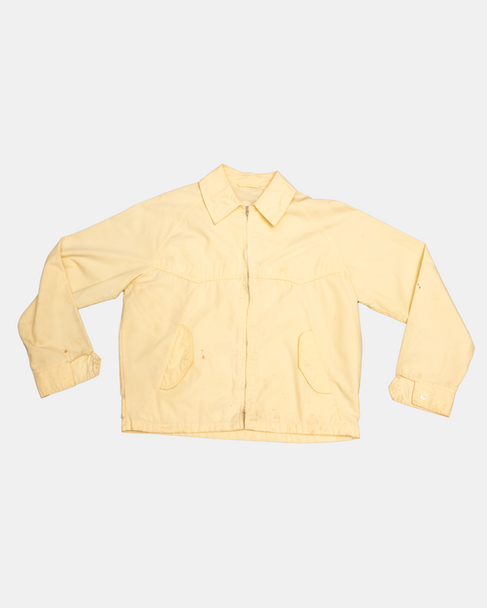 PROTECTION AIRBRUSH HARRINGTON JACKET - BUTTERCREAM