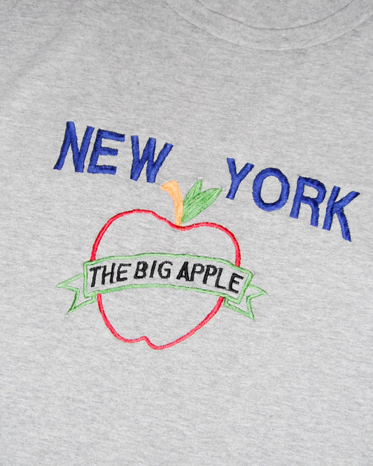 BIG APPLE NYC EMBROIDERED TEE - X LARGE