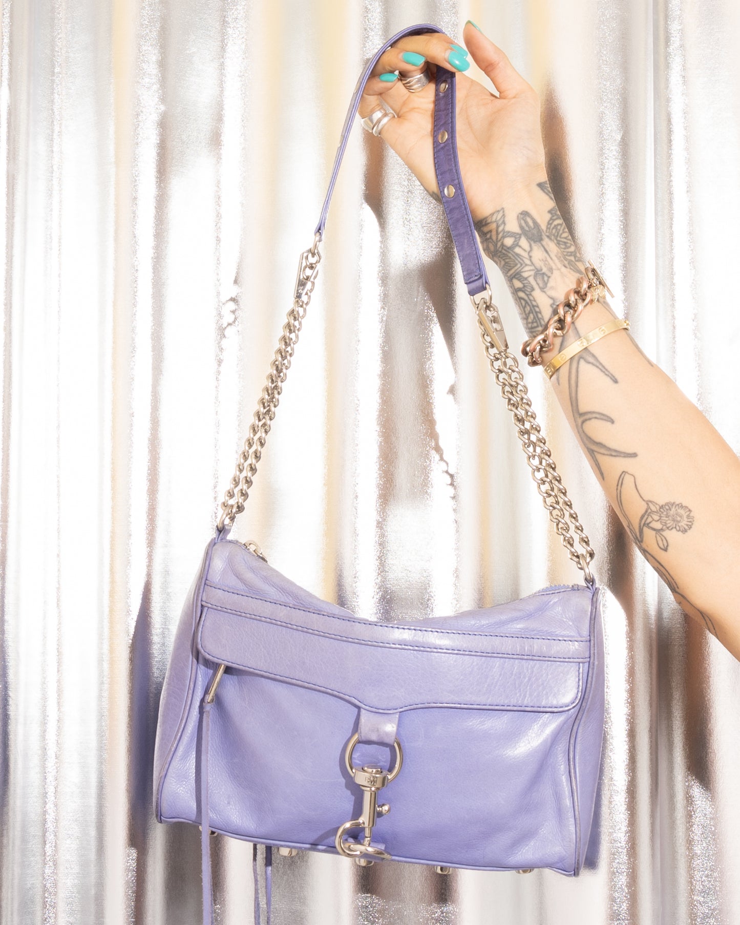 GENUINE LEATHER REBECCA MINKOFF MAC BAG