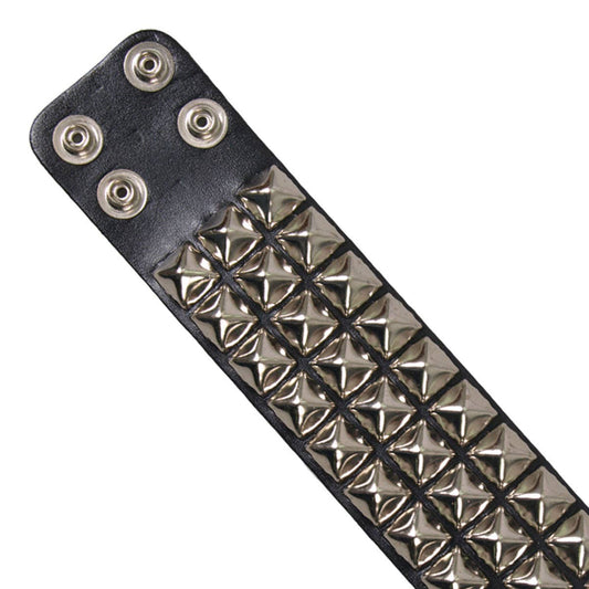 STUDDED LEATHER CUFF