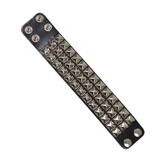 STUDDED LEATHER CUFF