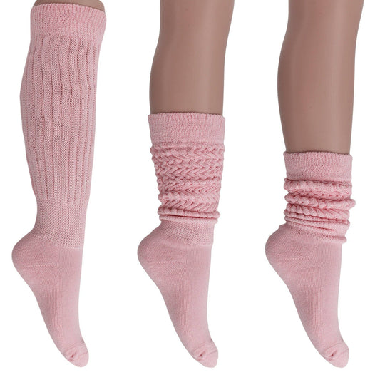 SLOUCH / KNEE HIGH SOCK - PINK