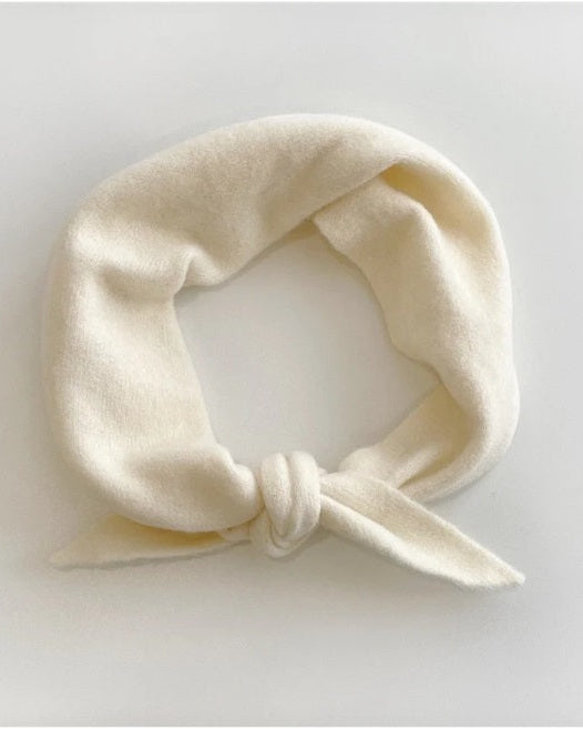WOOL SCARF - CREAM