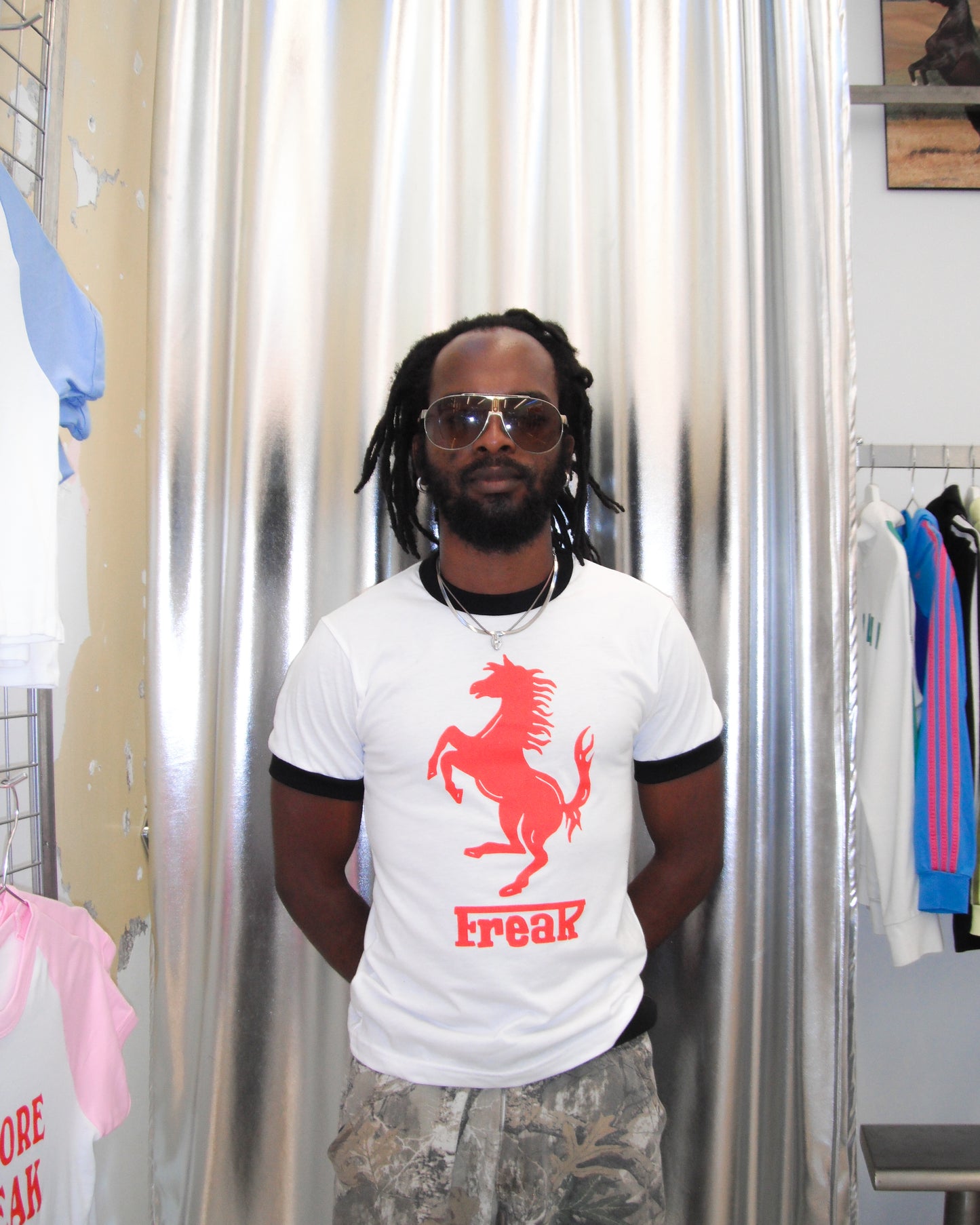 FREAK RACING - MENS RINGER TEE