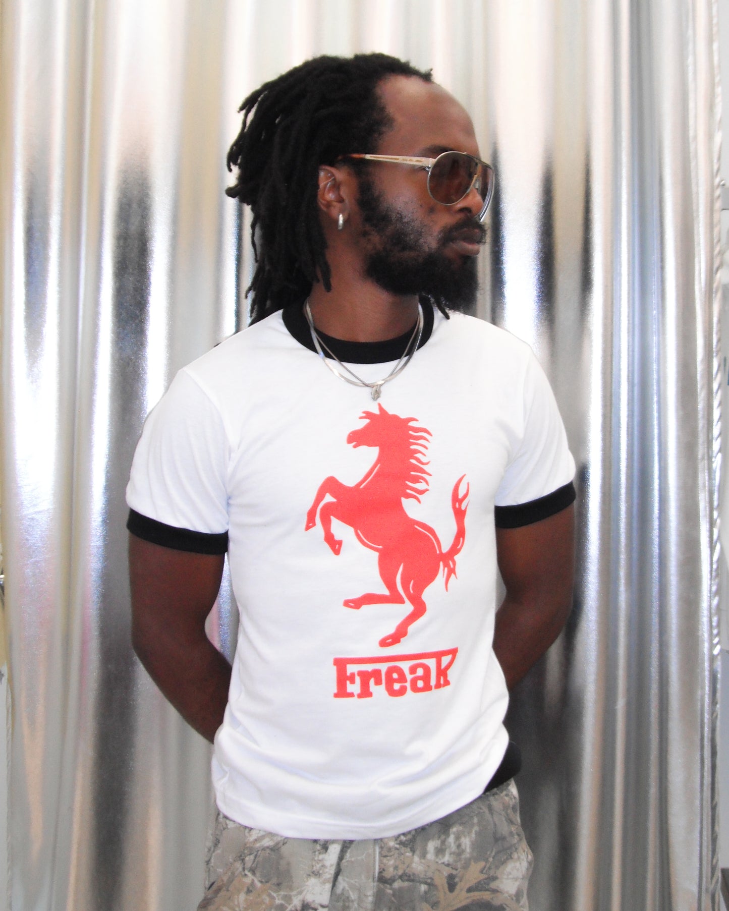 FREAK RACING - MENS RINGER TEE