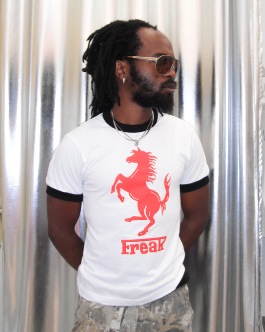 FREAK RACING - MENS RINGER TEE