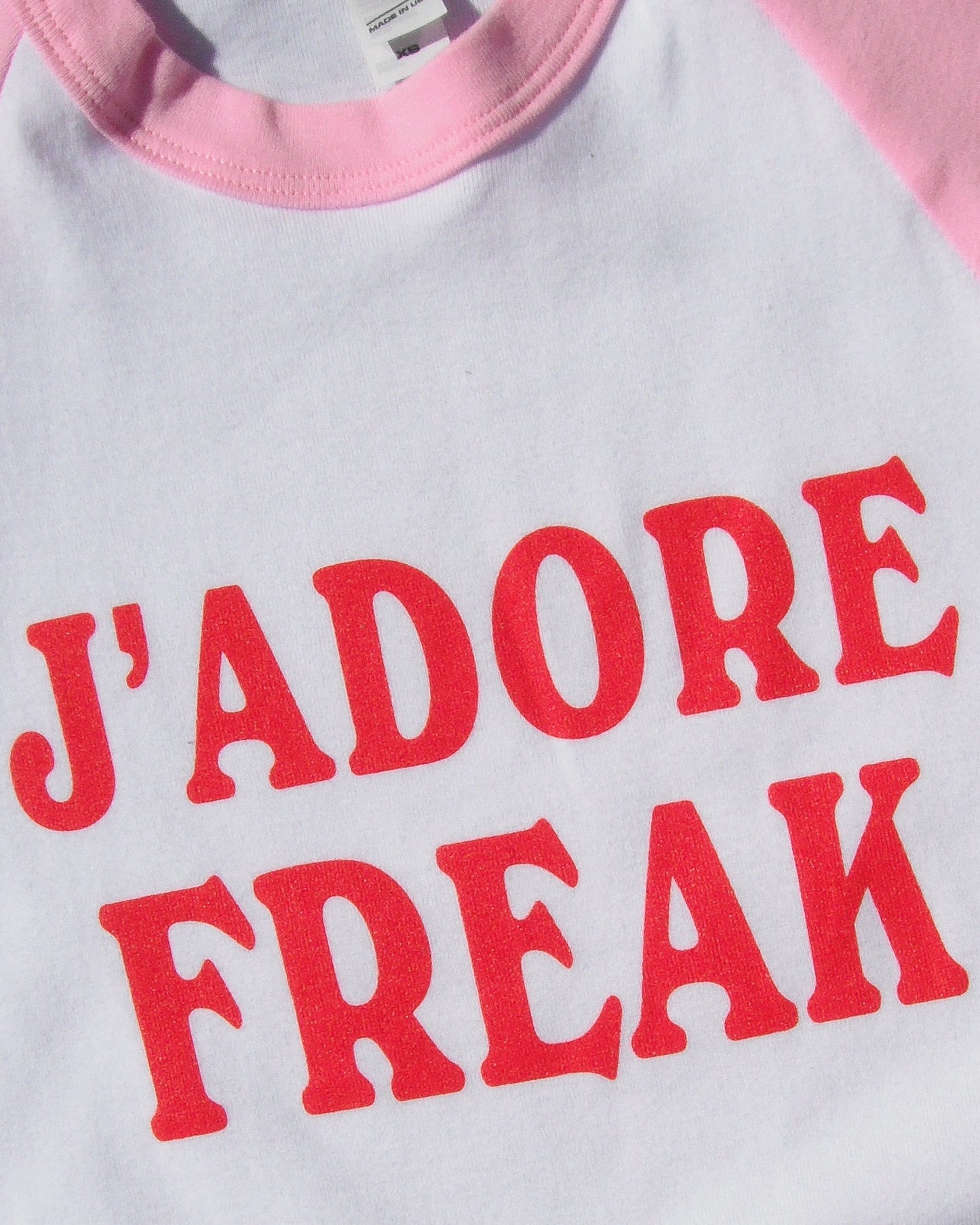J'ADORE FREAK *** LA APPAREL BB PINK BB TEE