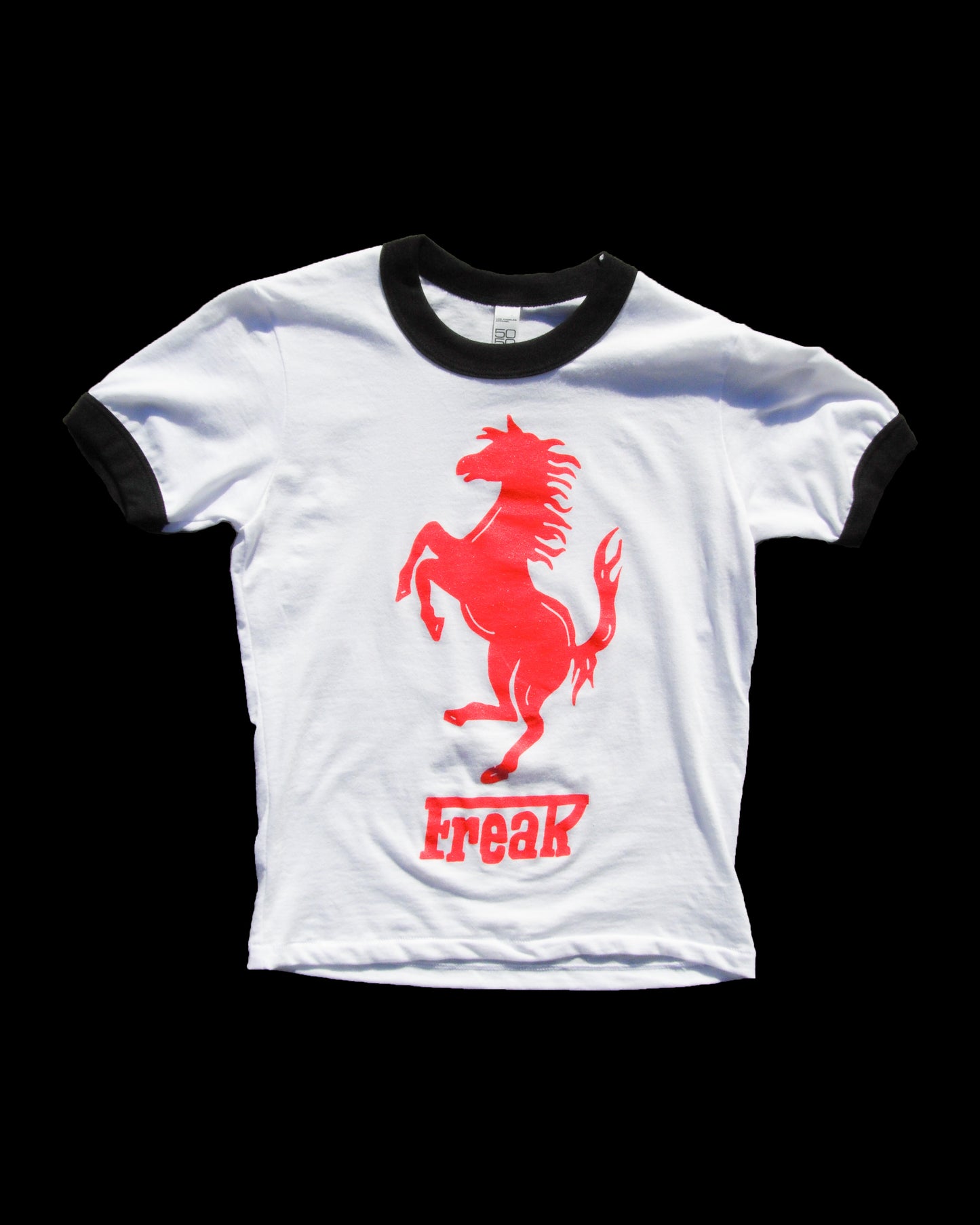 FREAK RACING *** LA APPAREL WOMEN'S RINGER TEE