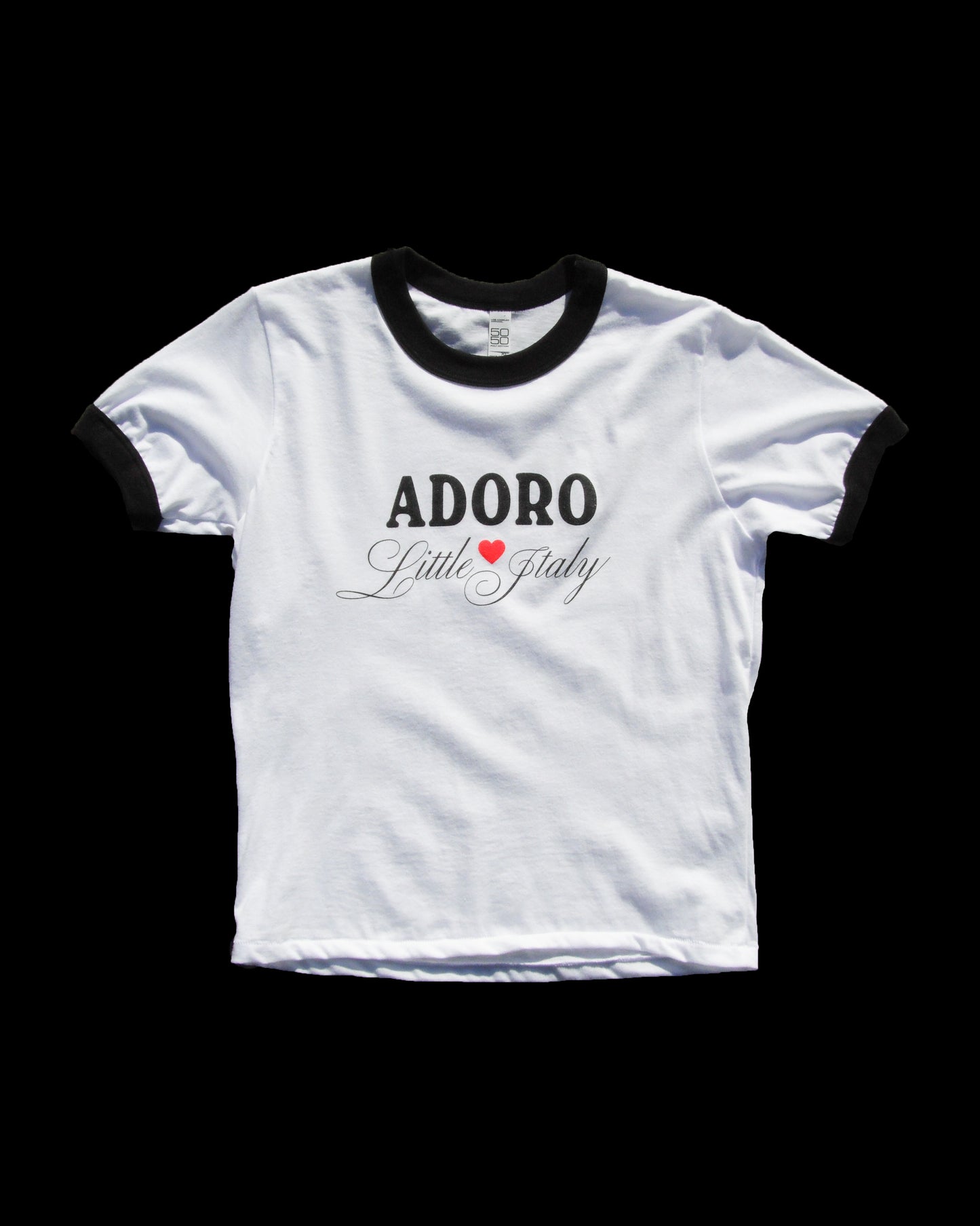 I ♥️ LITTLE ITALY - 2026 *** LA APPAREL WOMEN'S RINGER TEE