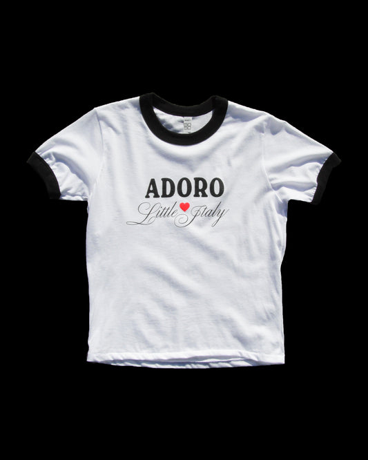 I ♥️ LITTLE ITALY - 2026 *** LA APPAREL WOMEN'S RINGER TEE