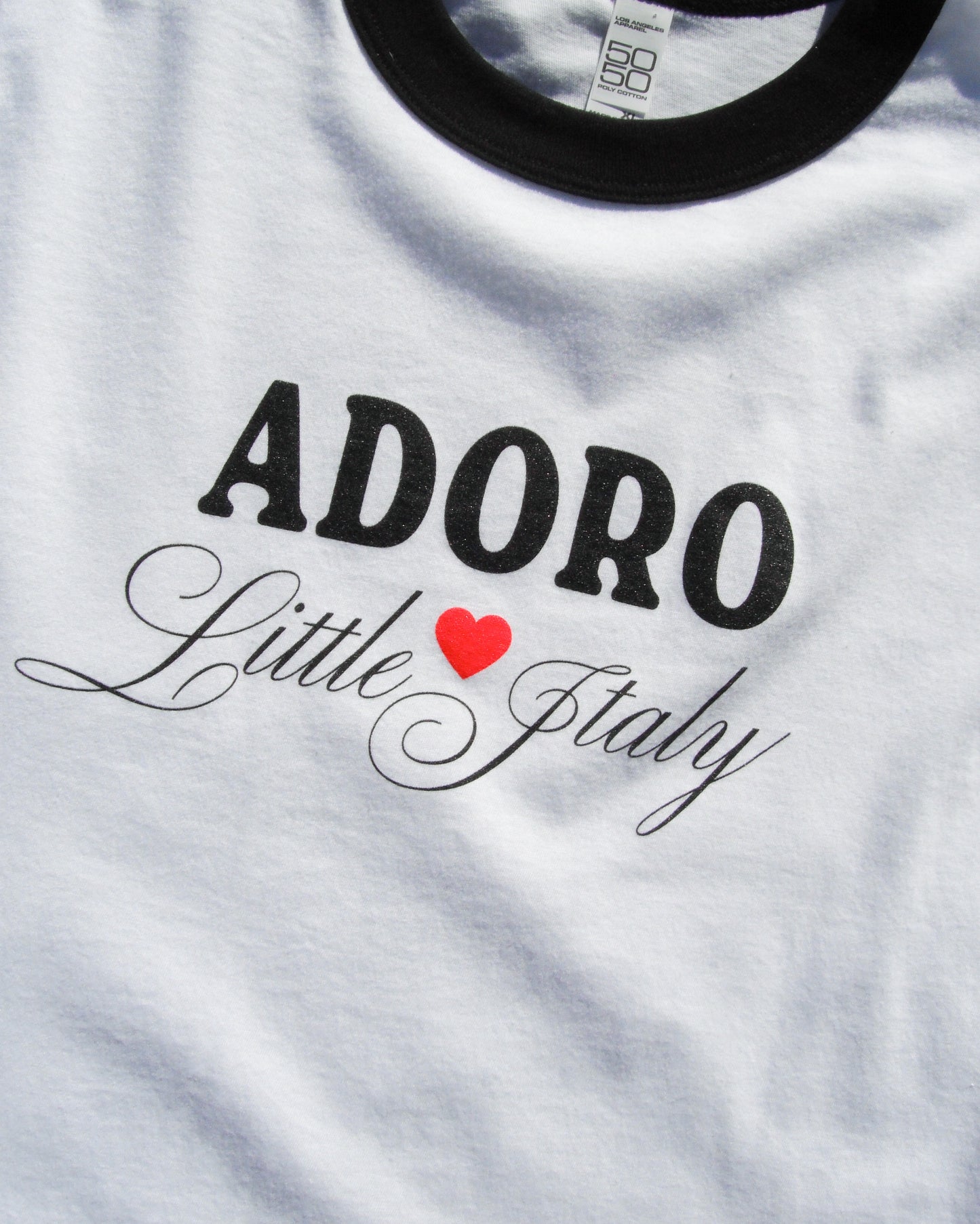 I ♥️ LITTLE ITALY - 2026 *** LA APPAREL MEN'S RINGER TEE