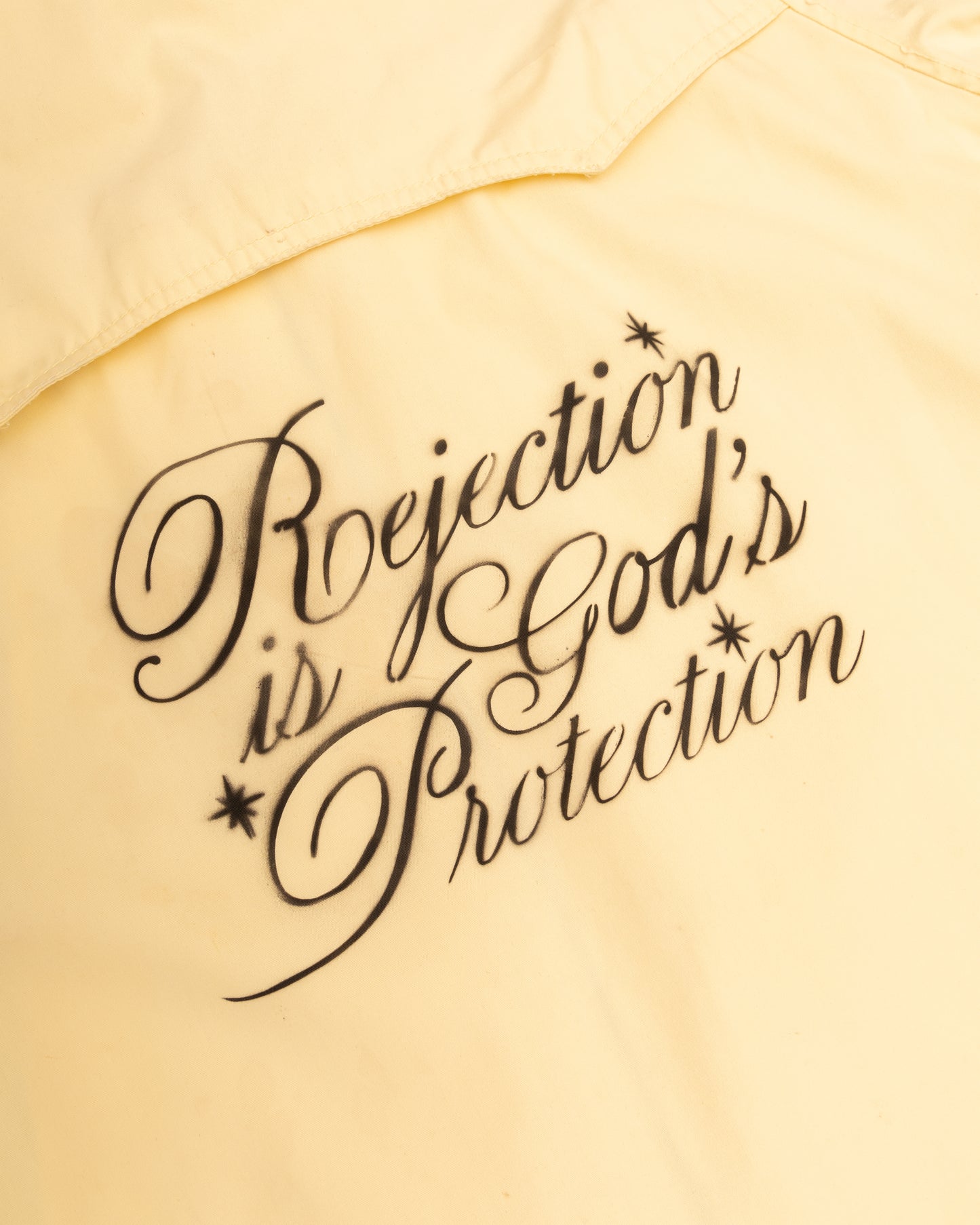 PROTECTION AIRBRUSH HARRINGTON JACKET - BUTTERCREAM