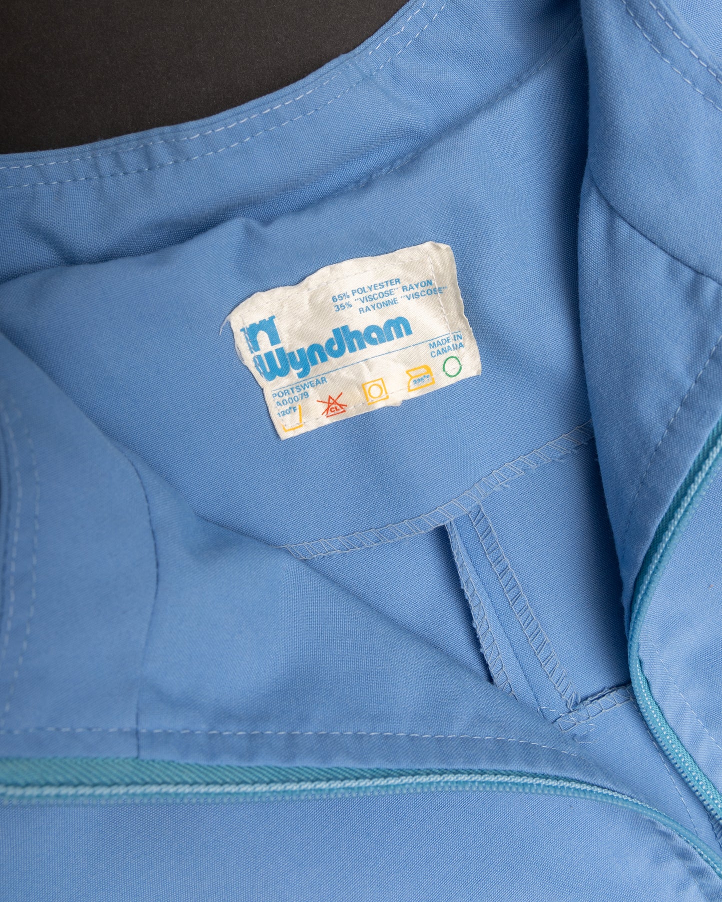 PROTECTION AIRBRUSH HARRINGTON JACKET - SKY BLUE
