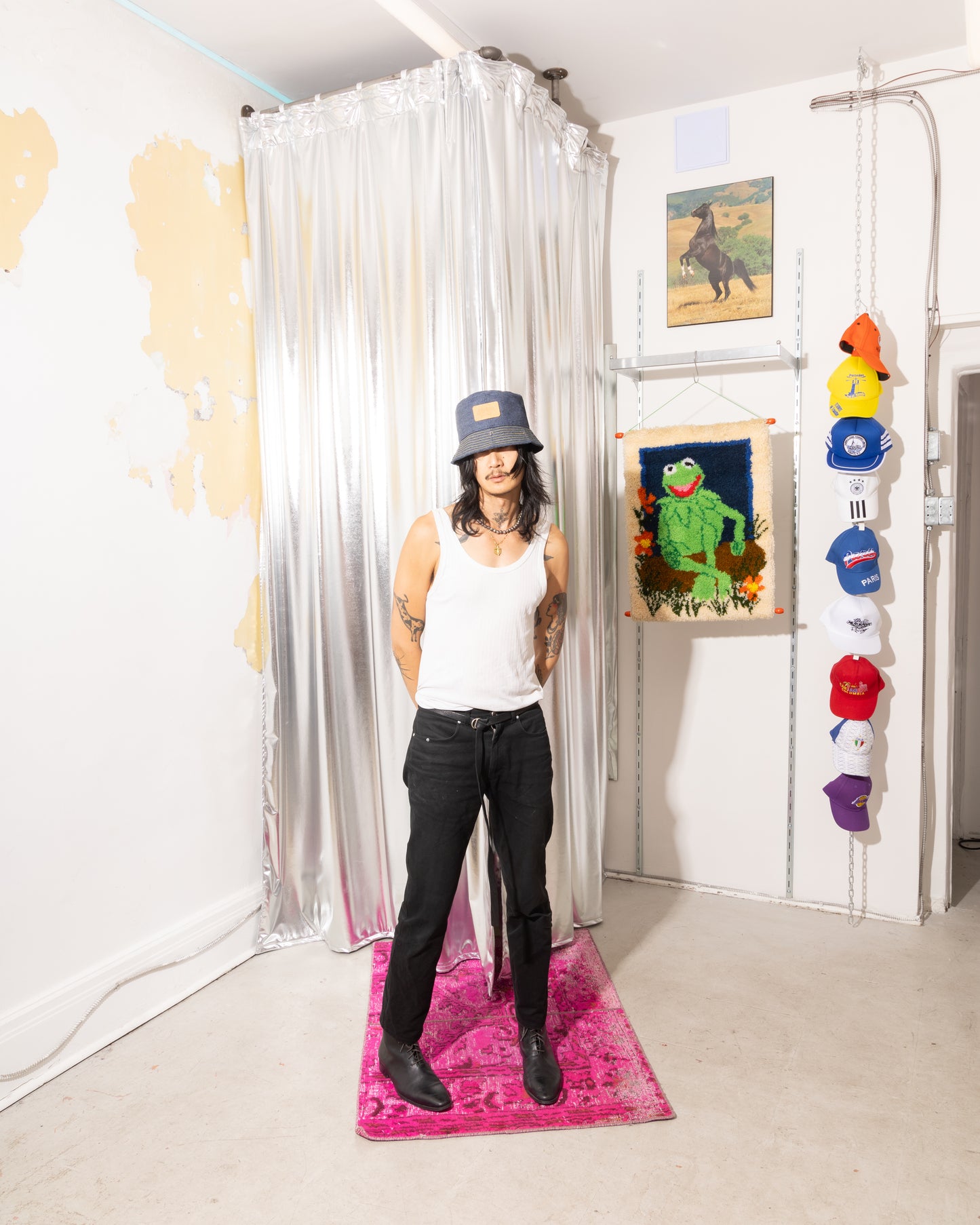JEAN PAUL GAULTIER DENIM BUCKET