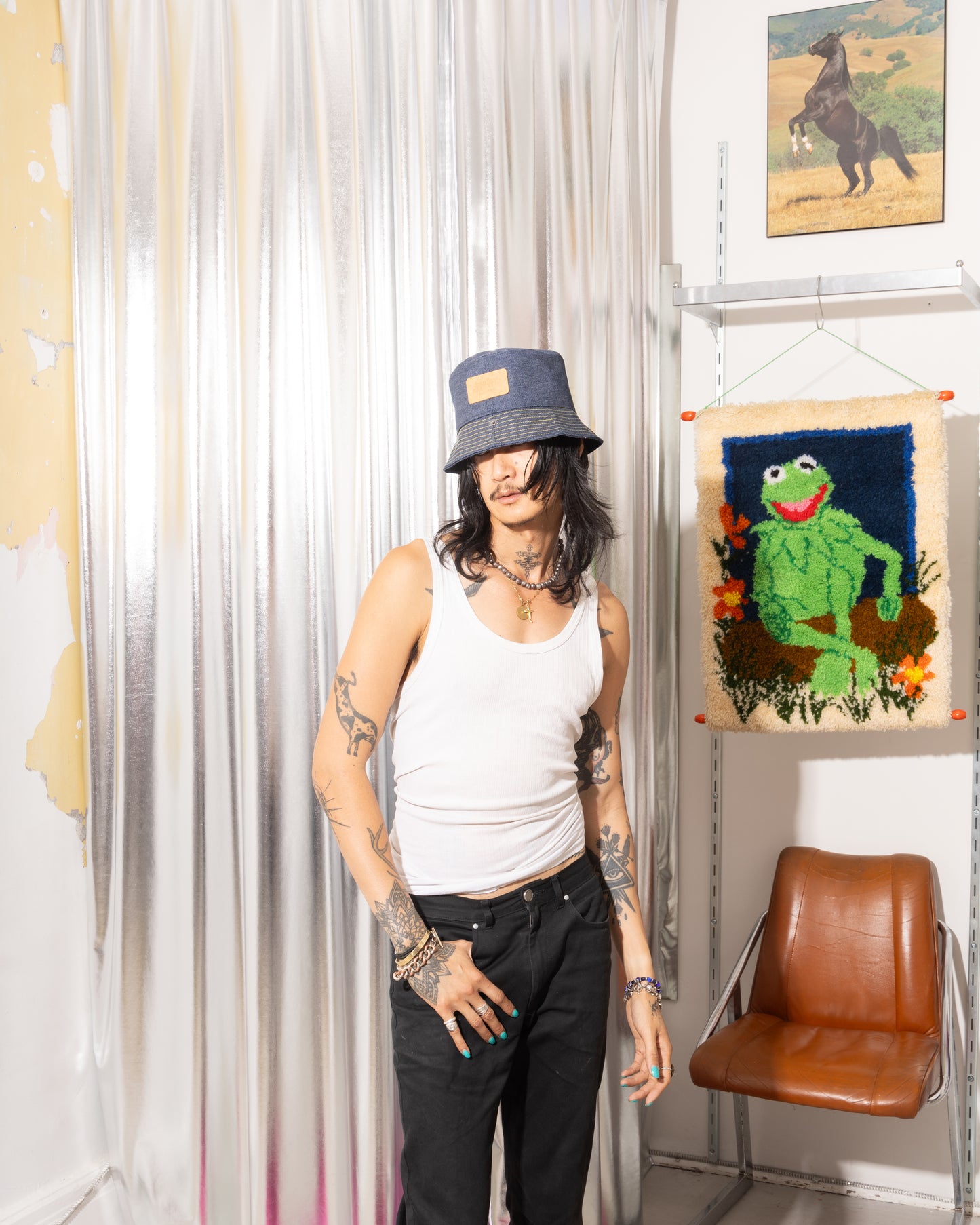 JEAN PAUL GAULTIER DENIM BUCKET