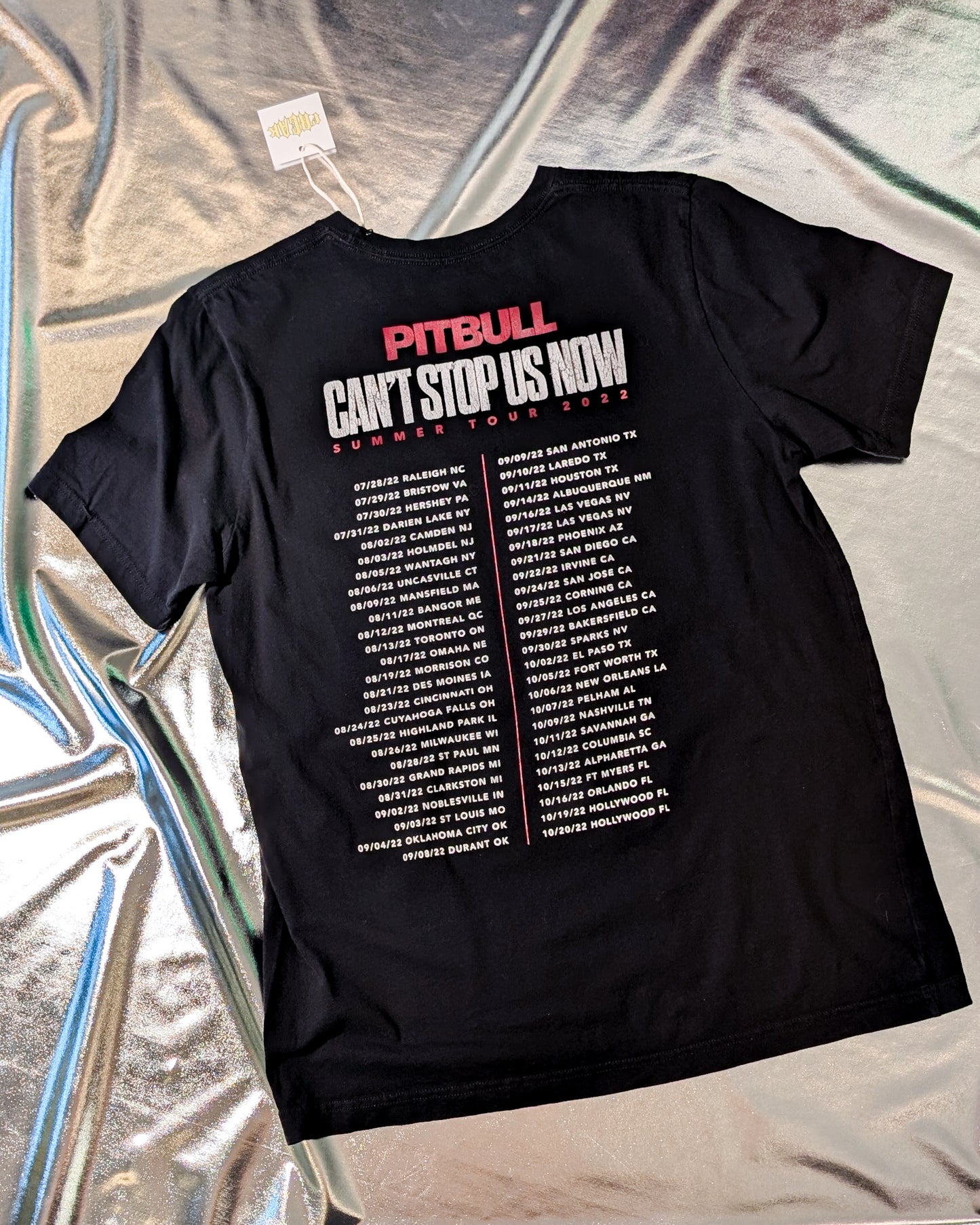 PITBULL TOUR TEE - MED
