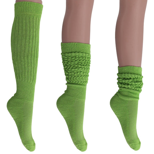 SLOUCH / KNEE HIGH SOCK - GREEN