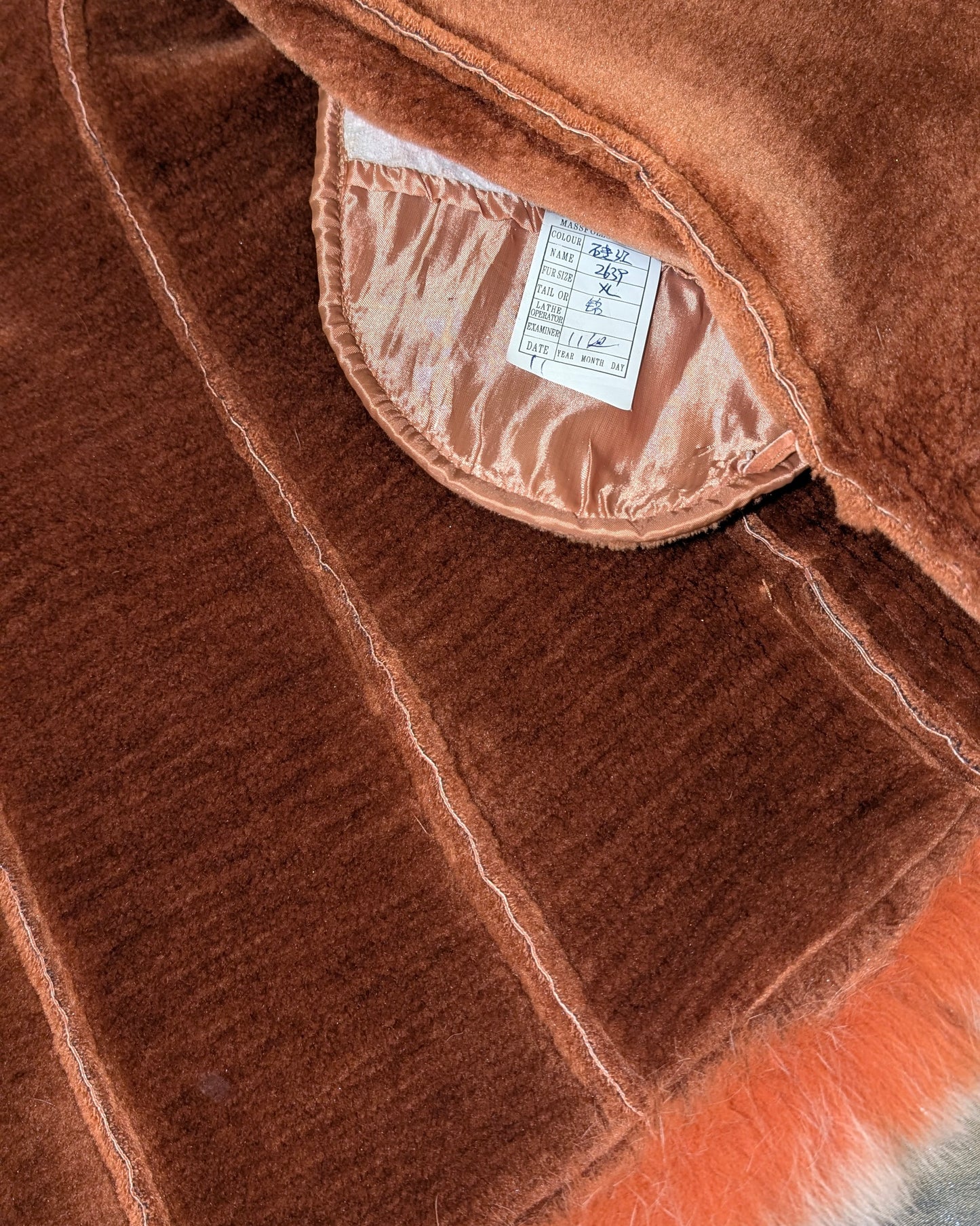 FUR TRIMMED SHEARLING JACKET - PHEONIX - (XS-S PETITE)